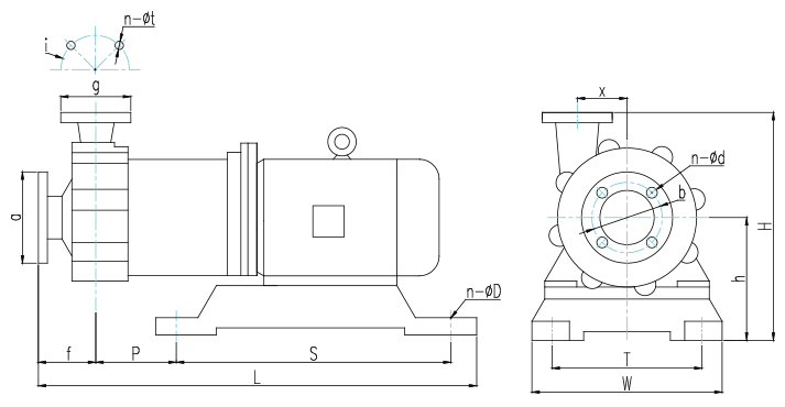 CQB系列泵的外形圖