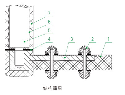 FMJ-U1型攪拌槳結(jié)構(gòu)簡(jiǎn)圖