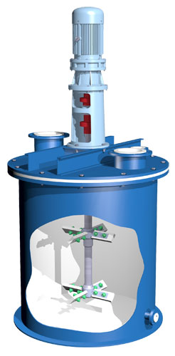 單層平底雙槳攪拌槽