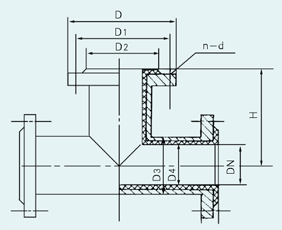 三通安裝尺寸圖