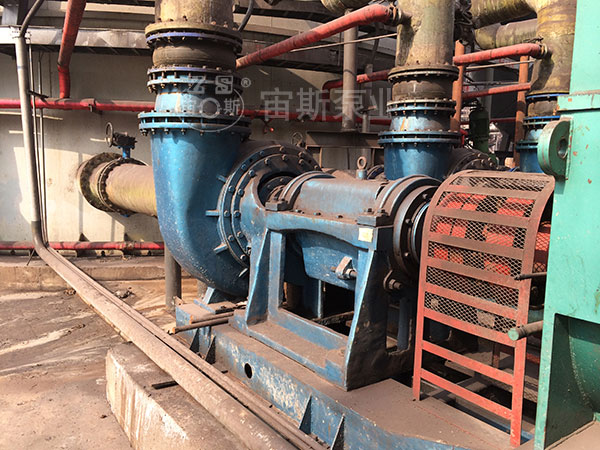 500UHB-Z襯塑脫硫泵在邯鄲涉縣一鋼鐵廠應(yīng)用