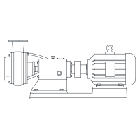 臥式泵帶軸承座